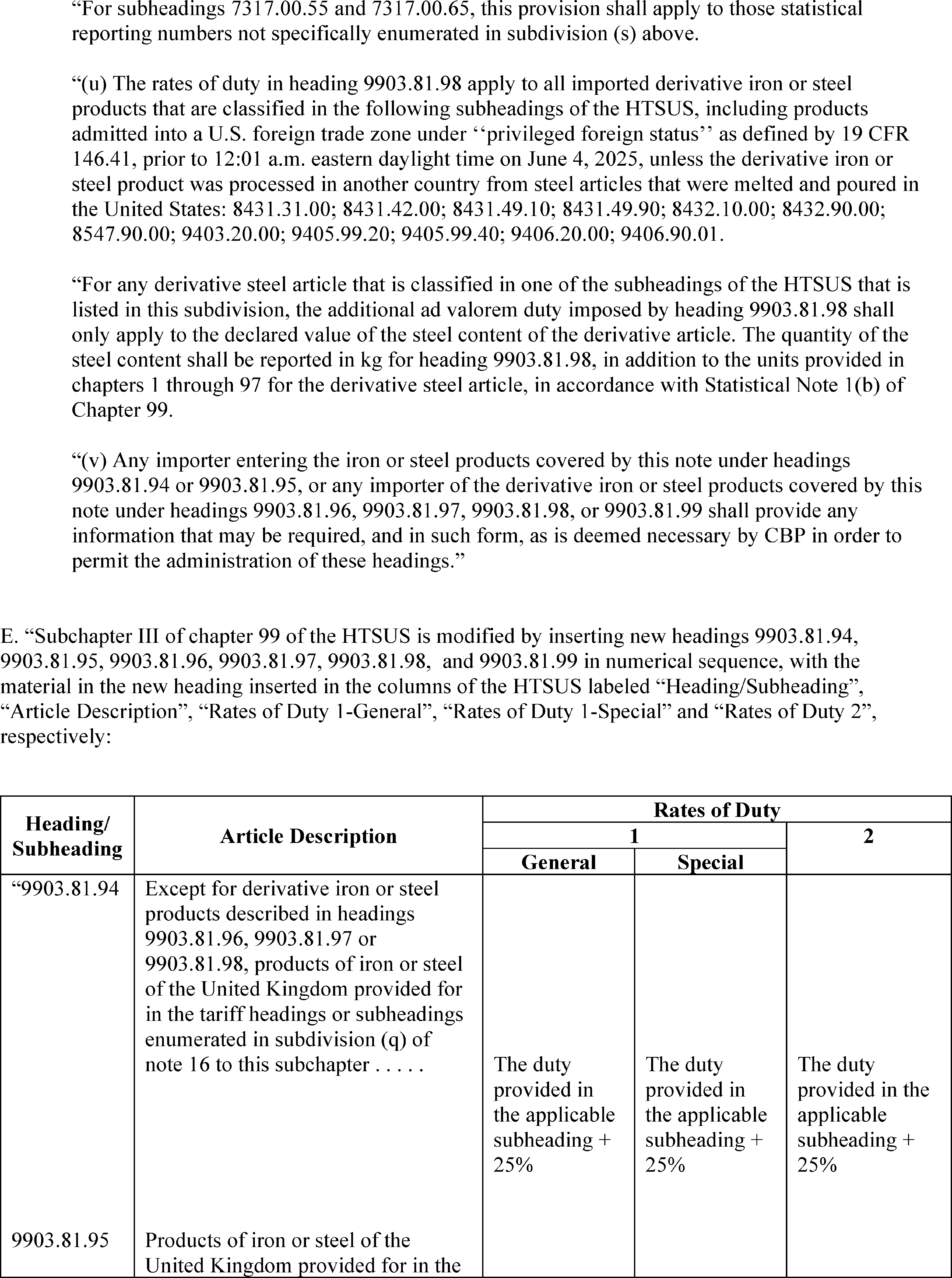 Federal Register :: Adjusting Imports of Aluminum and Steel