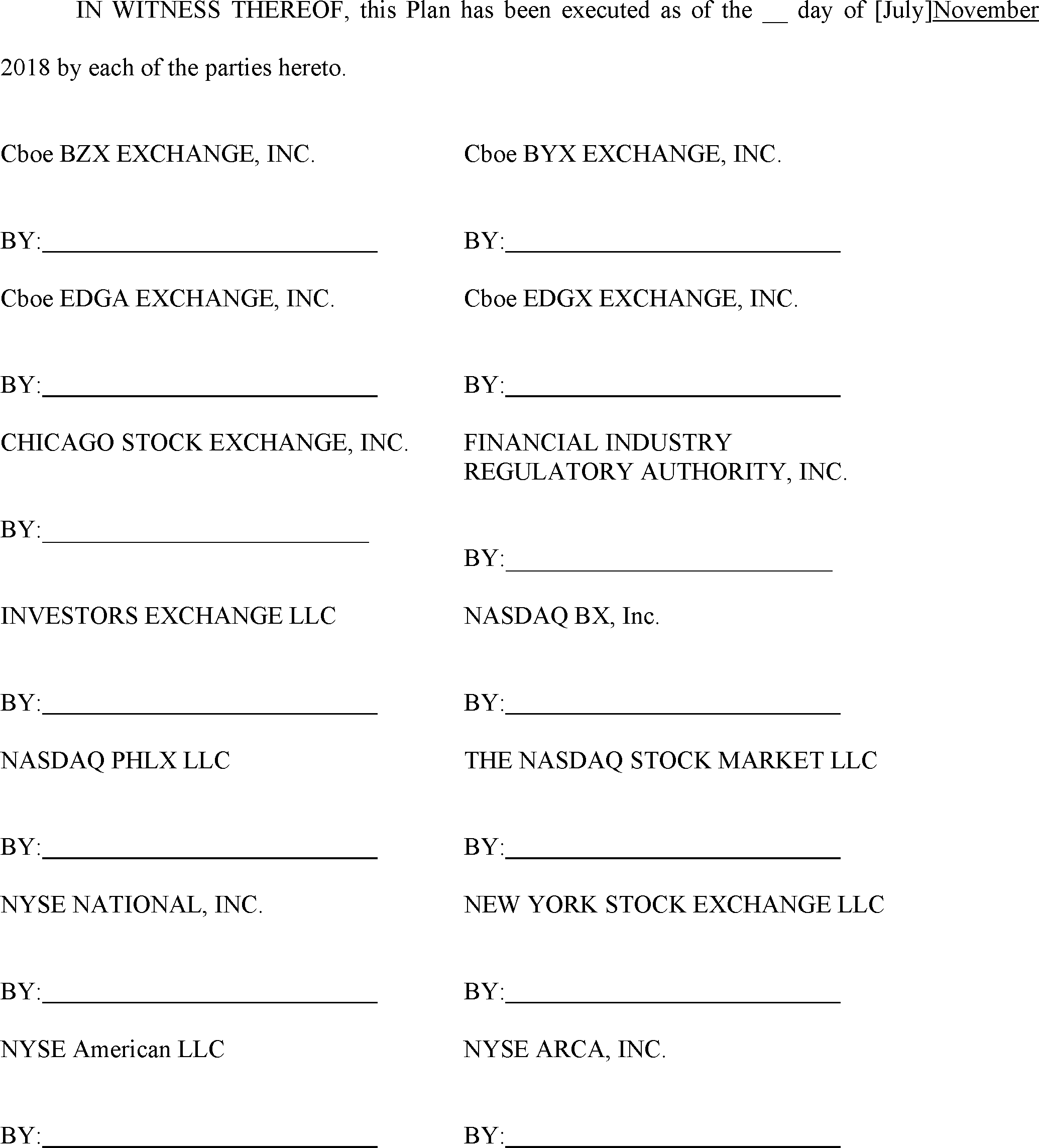Federal Register :: Joint Industry Plan; Notice of Filing of the Eighteenth  Amendment to the National Market System Plan To Address Extraordinary  Market Volatility by Cboe BYX Exchange, Inc., Cboe BZX Exchange,