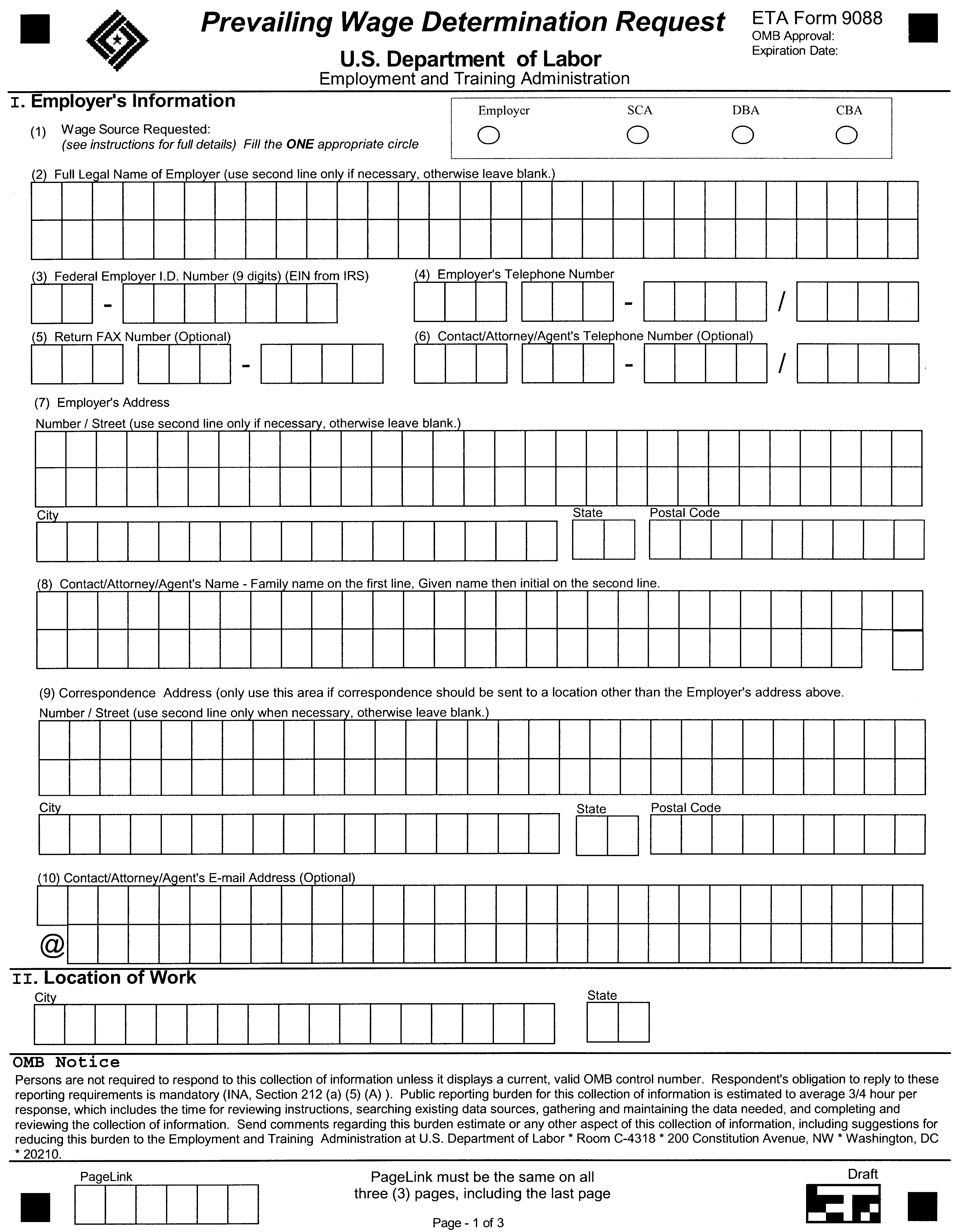 Federal Register :: Labor Certification for the Permanent Employment of  Aliens in the United States; Implementation of New System