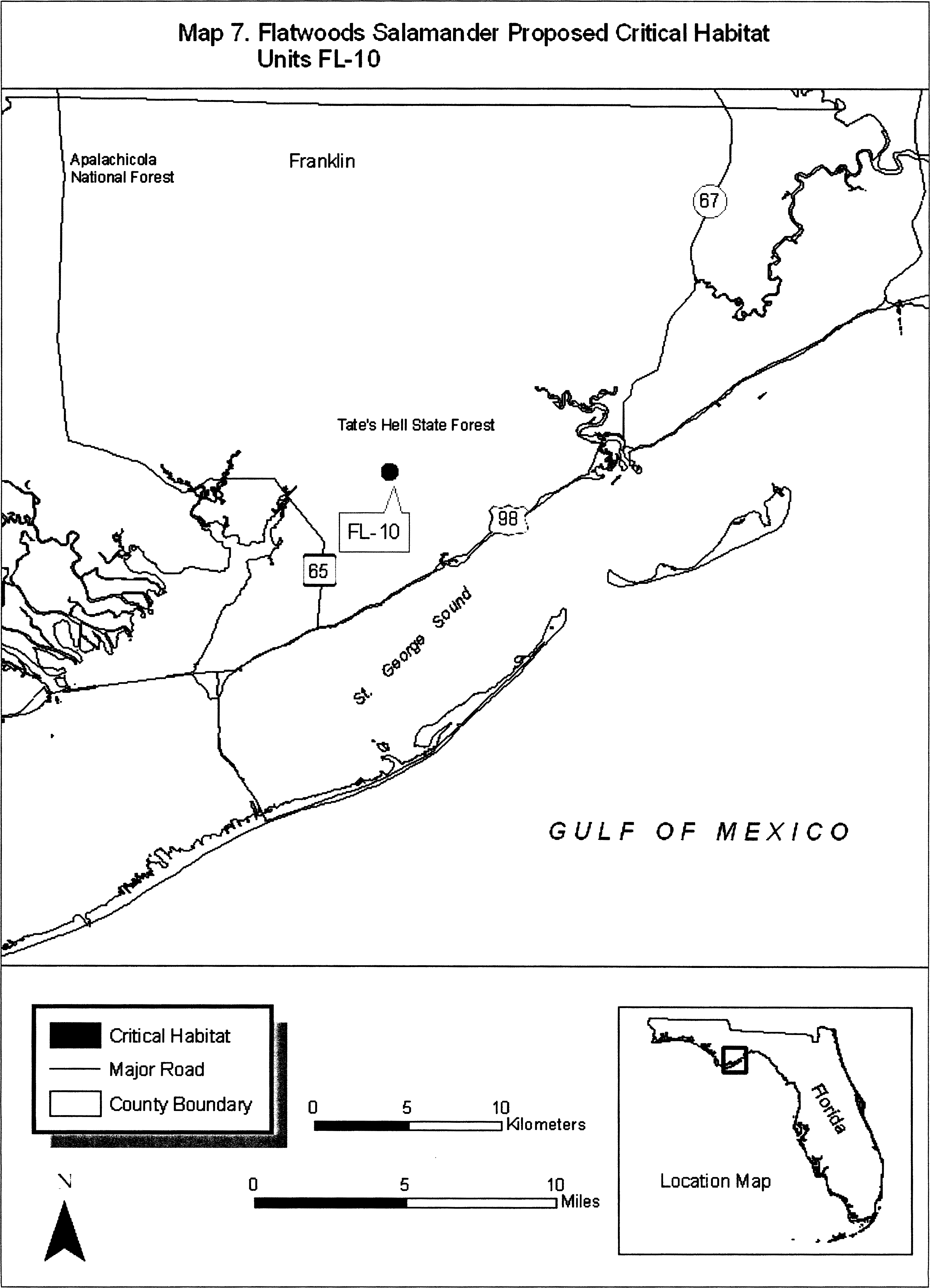 Federal Register :: Endangered and Threatened Wildlife and Plants;  Designation of Critical Habitat for the Flatwoods Salamander