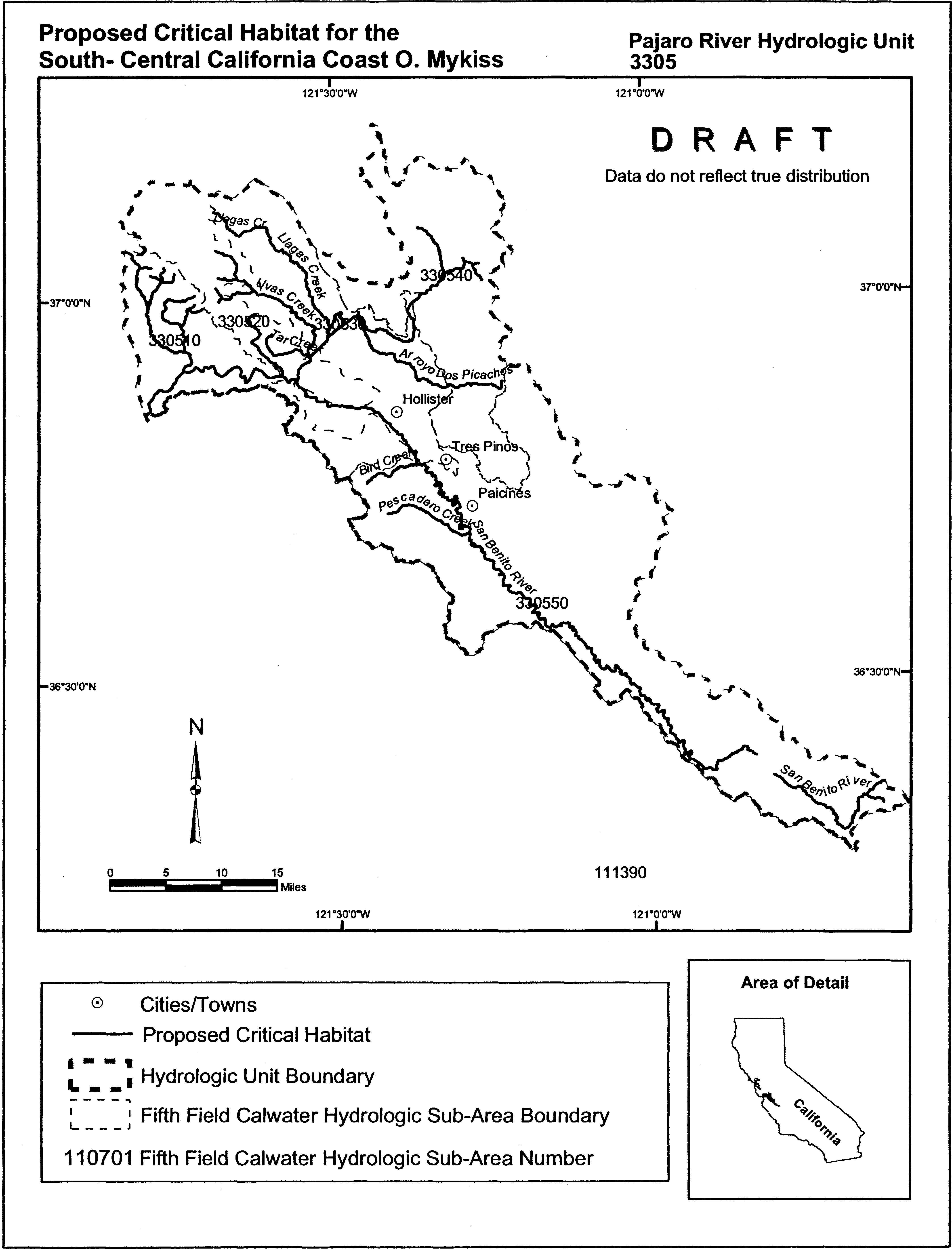 Federal Register :: Endangered and Threatened Species; Designation of  Critical Habitat for Seven Evolutionarily Significant Units of Pacific  Salmon (Oncorhynchus tshawytscha) and Steelhead (O. mykiss) in California
