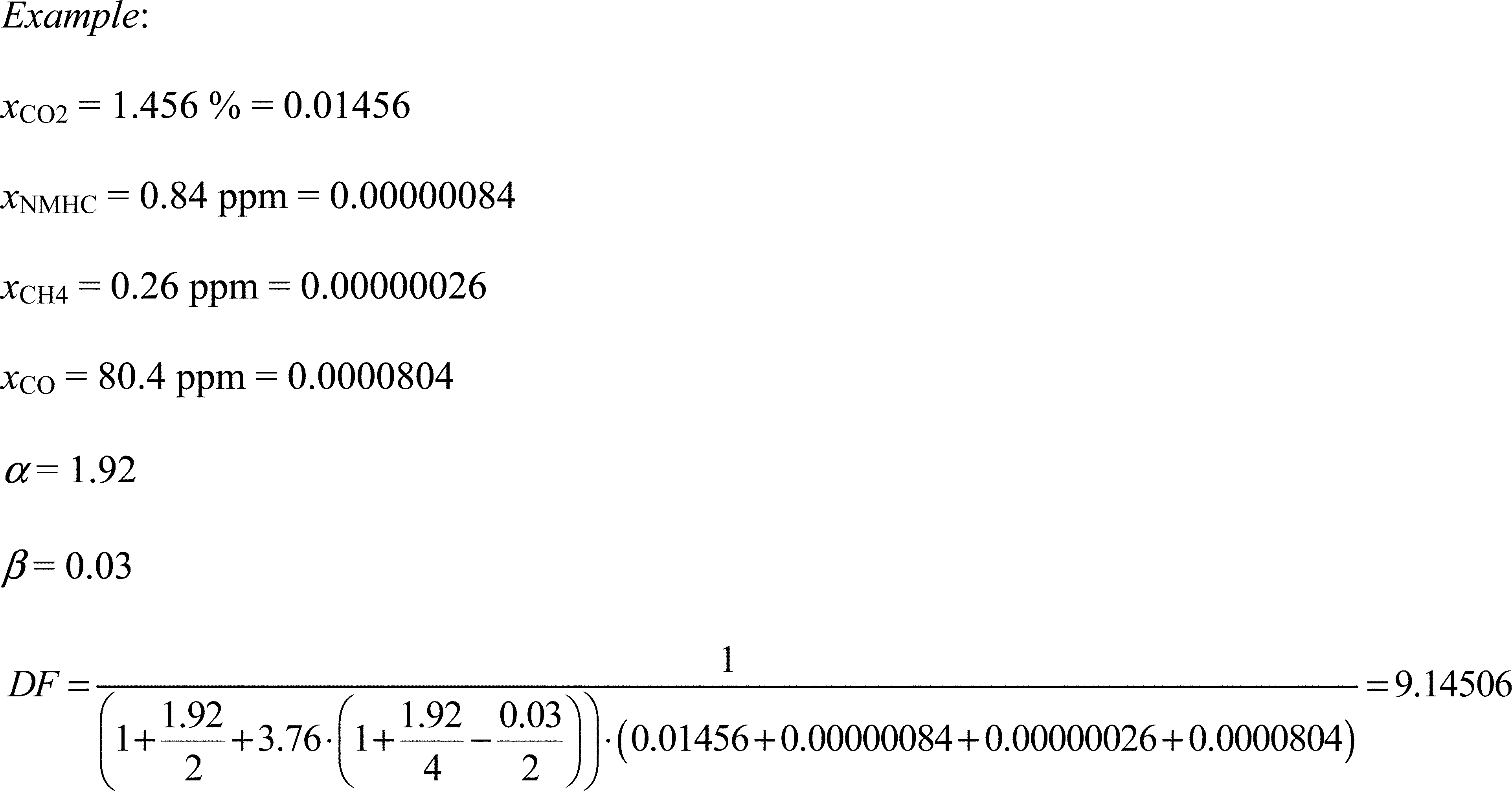 eCFR :: 40 CFR Part 1066 Subpart G -- Calculations