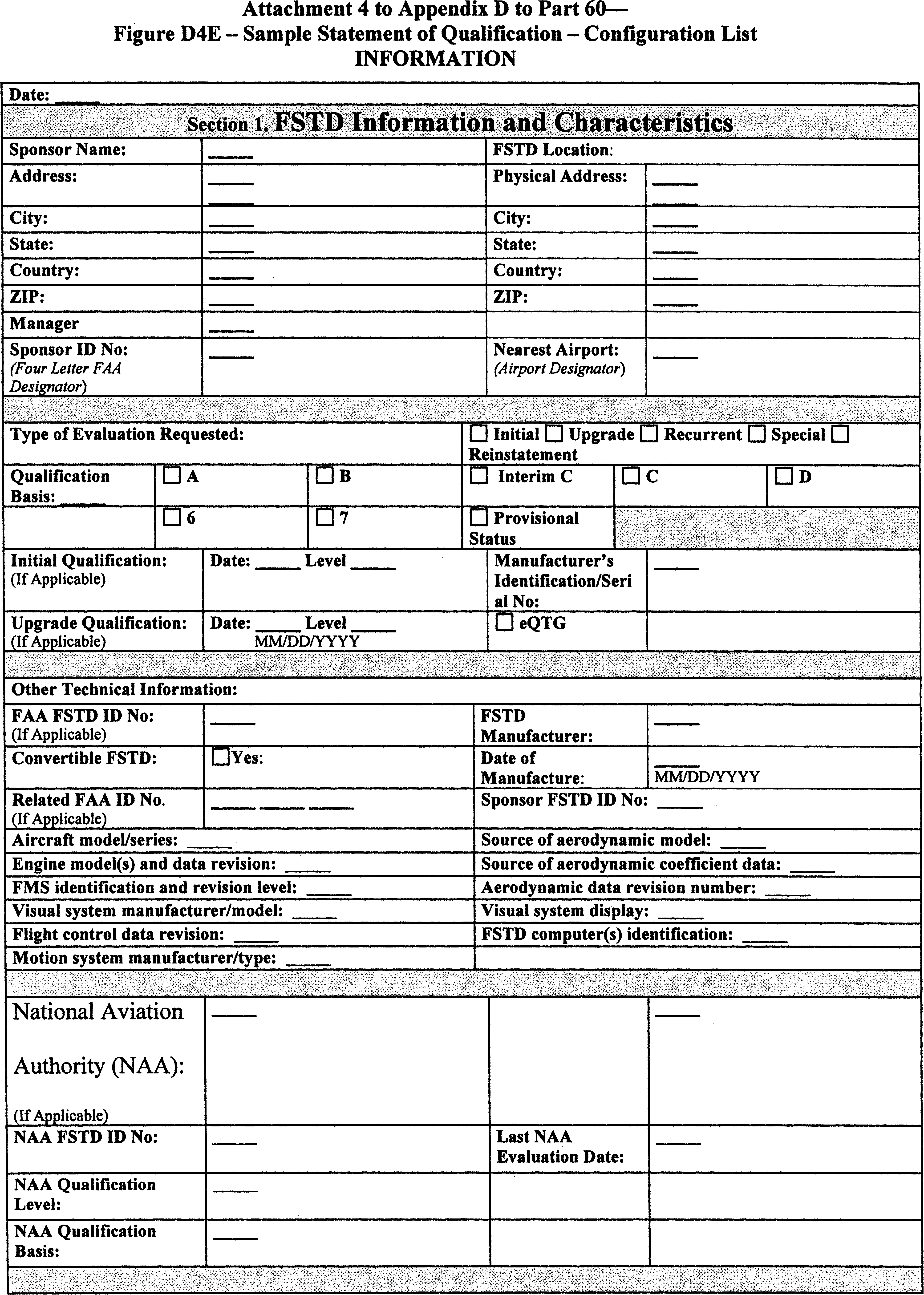 Federal Register :: Flight Simulation Training Device Initial and  Continuing Qualification and Use